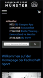 Mobile Screenshot of fssport-muenster.de