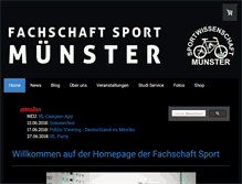 Tablet Screenshot of fssport-muenster.de